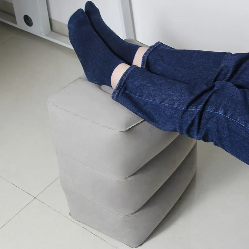 Inflatable Foot Rest Pillow for Travel
