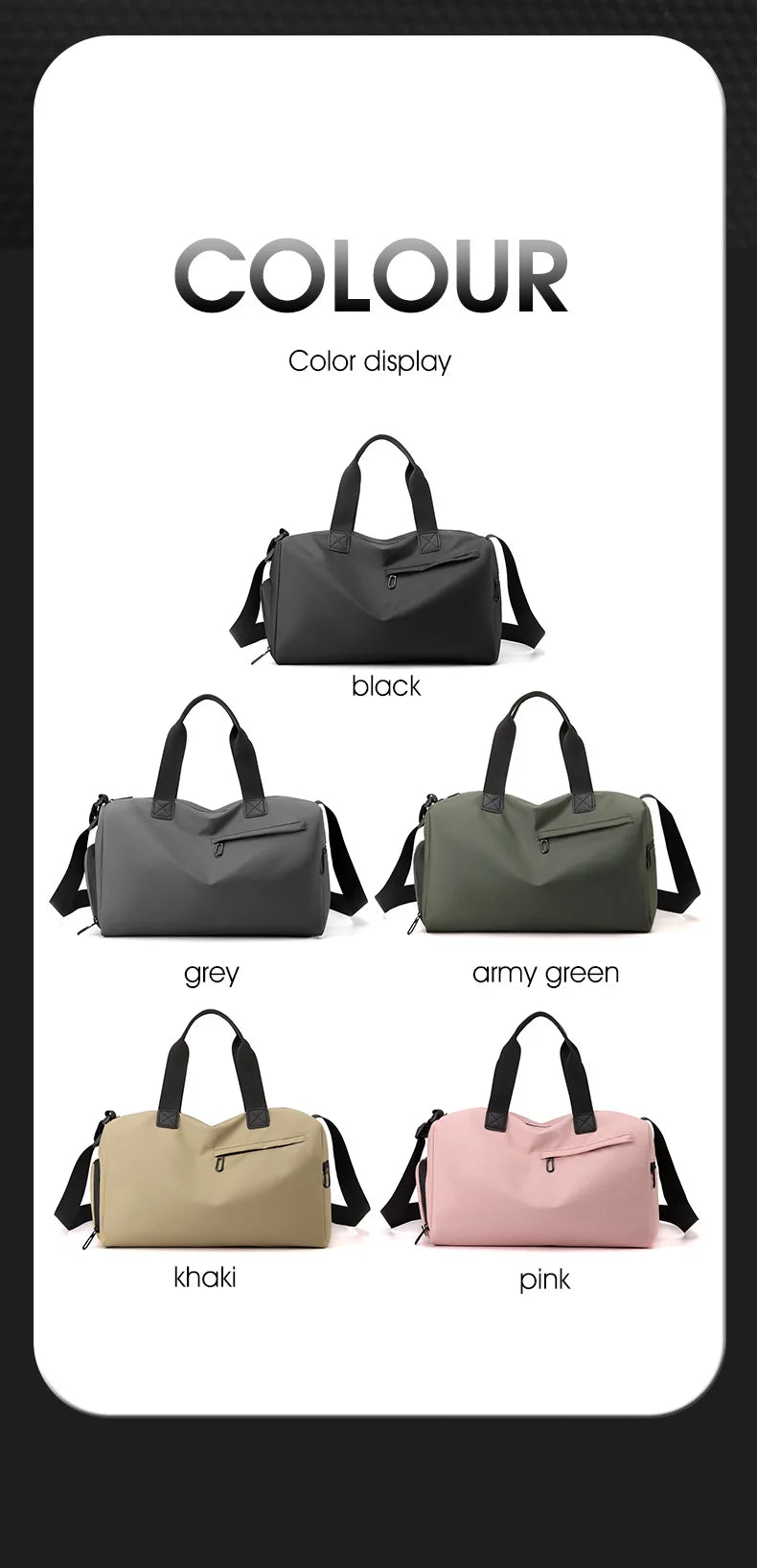 Waterproof Bag with Shoe Compartment