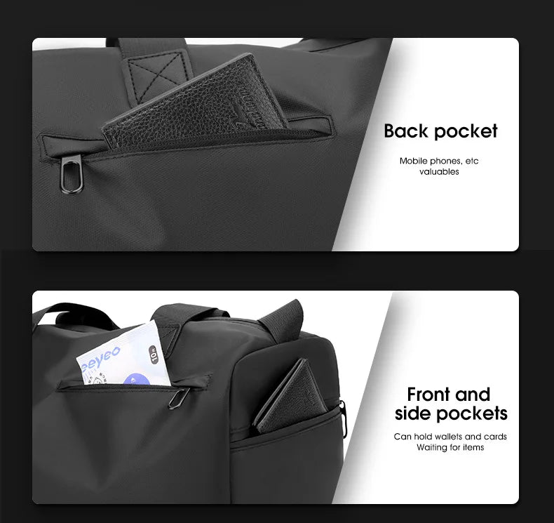 Waterproof Bag with Shoe Compartment