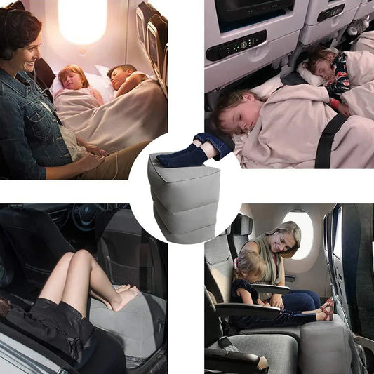 Inflatable Foot Rest Pillow for Travel
