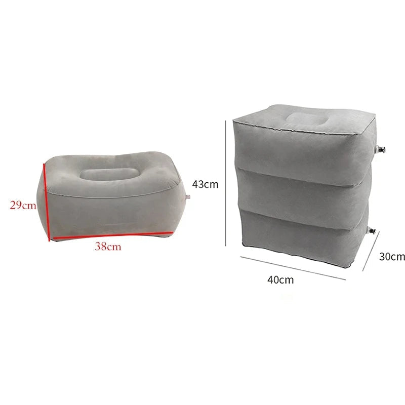 Inflatable Foot Rest Pillow for Travel