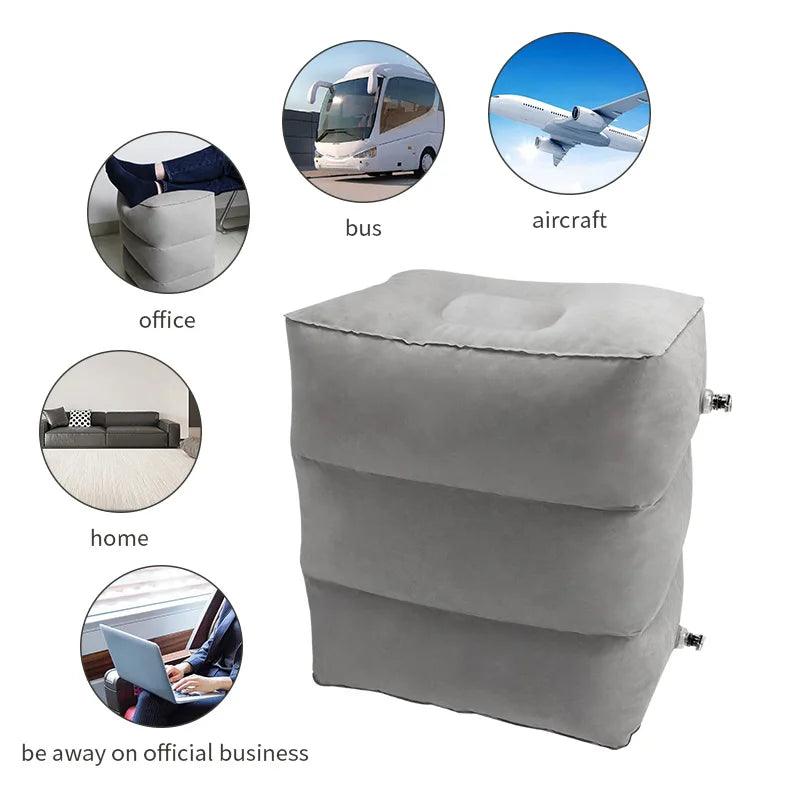 Inflatable Foot Rest Pillow for Travel