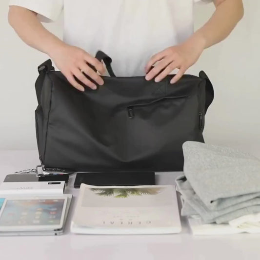 Duffle Bag with Shoe Compartment